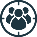 Three people in a circle icon
